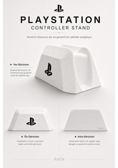 Playstation Dualsense Joystick Standı - Joystick Kol Tutucu Beyaz