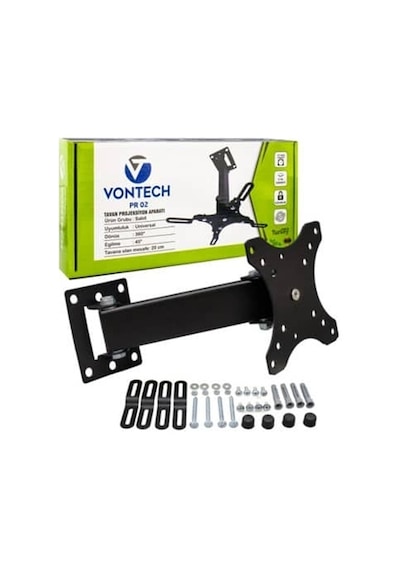 Vontech Vt-pr02 360 Teleskopik Tavan Projeksiyon Askı Aparatı