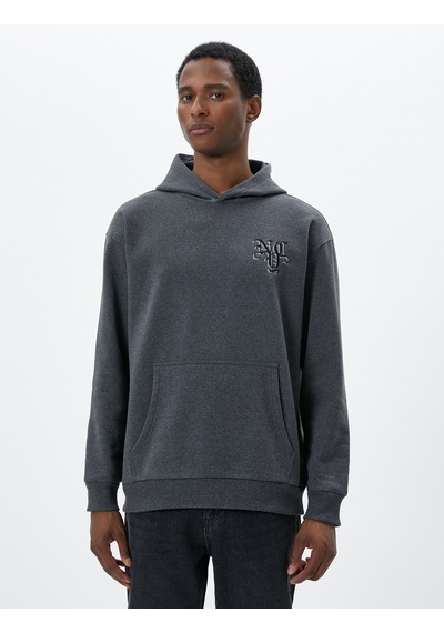 Koton Oversize Hoodie Uzakdoğu İşlemeli Kanguru Cep Detaylı Şardonlu Antrasit 4wam70119mk Antrasit Koton Oversize Hoodie Uzakdoğu İşlemeli Kanguru Cep Detaylı Şardonlu Antrasit 4wam70119mk Antrasit