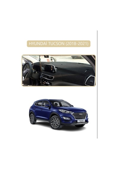 Hyundai Tucson 2018-2021torpido Koruma Halısı Bej Kenar