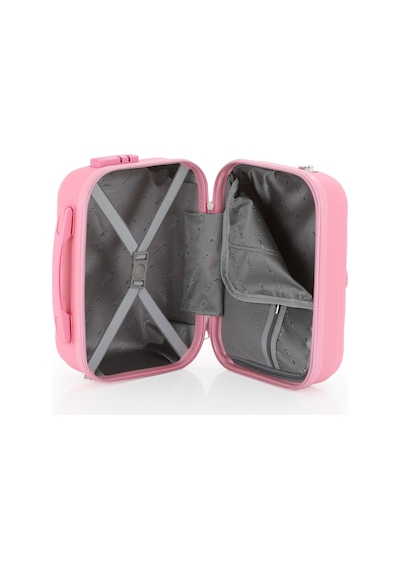Mçs Polipropilen 3lü Valiz Seti Orta & Kabin & Makyaj V376 S23sy1000052-set 00020 Pembe