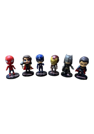 Süper Kahramanlar Mini 6'lı Figür Oyuncak Avengers Karakterleri
