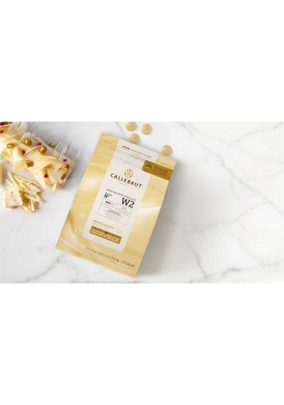 Callebaut W2 Beyaz Drop Çikolata 2,5 Kg