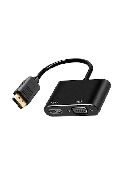 3in1 Dp To Hdmı + Vga Adaptör 4k 30hz Görüntü Adaptörü - Fc503