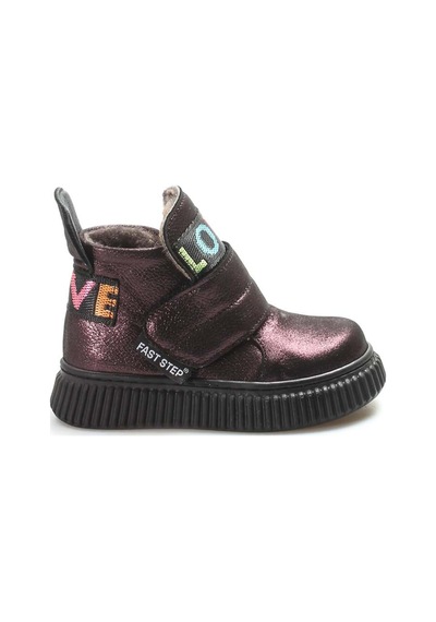Fast Step Hakiki Deri Kürklü Unisex Çocuk Klasik Bot 769kxa140 Bordo