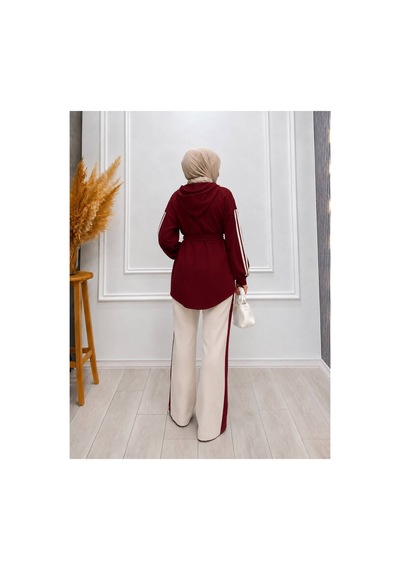 Ceylin Modaaa Tesettür Bordo Bordo