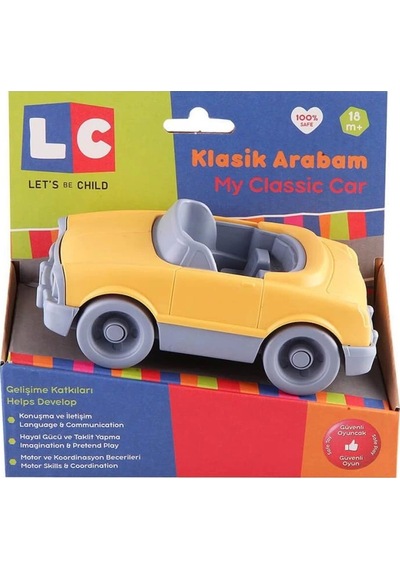 Mey İthalat 30780 Klasik Arabam +18 Ay Sarı