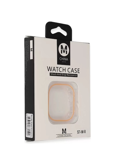 Movenchy Apple Watch 45mm Bondy Kasa Koruyucu - Turuncu