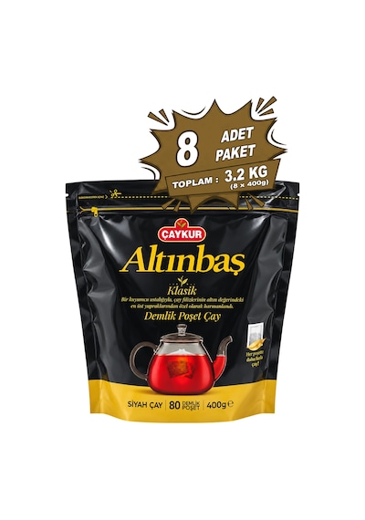 Altınbaş Demlik Poşet Çayı 5gr 80 Adet Sekizli Paket
