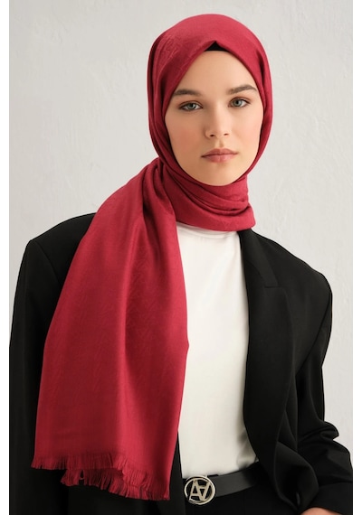 Armine Formal Logo Viscon Şal 2 Bordo
