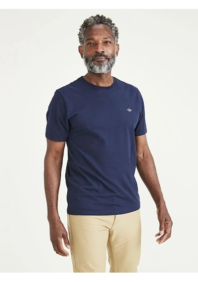 Dockers T3 Crewneck Tee Navy Blazer Erkek Mavi T-shirt - A3143