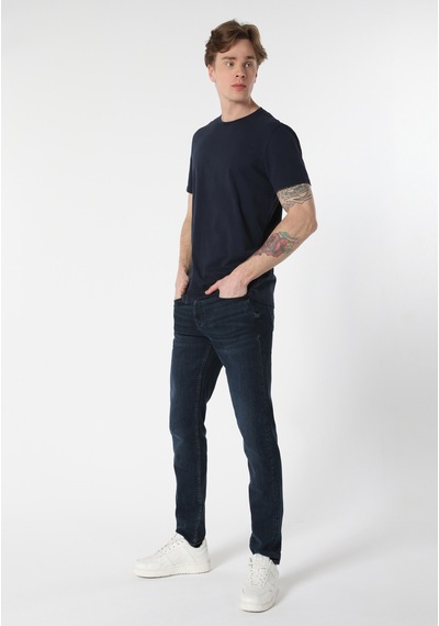 Colin's Colins Lacivert Erkek Tshirt K.kol Lacivert