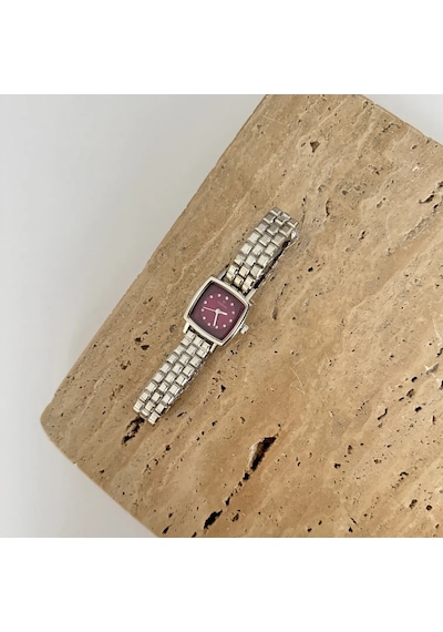 Savine Silver Bordo Saat