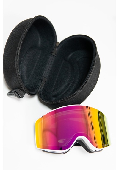Profesyonel Kayak / Snowboard Gözlüğü Mıknatıslı Model Mor-pembe Mor - Pembe