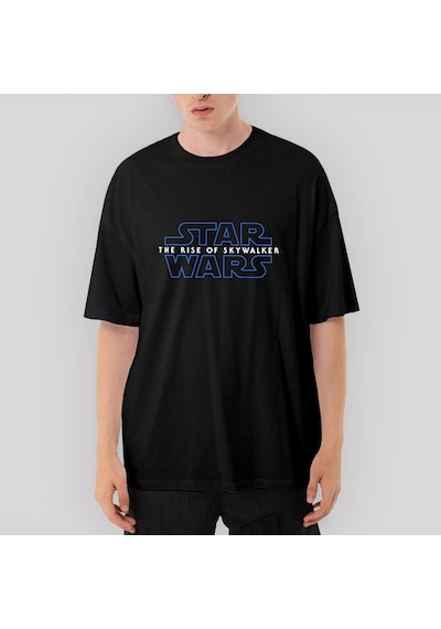 Star Wars The Rise Of Skywalker Oversize Siyah Tişört Siyah