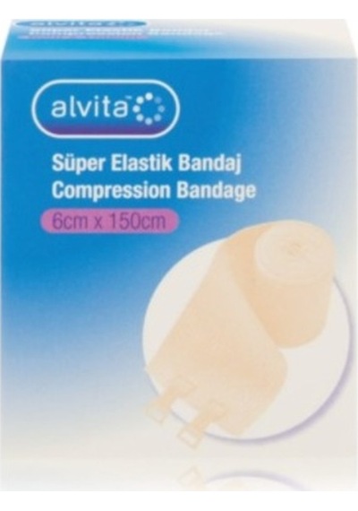 Alvita Süper Elastik Bandaj 6 x 150 CM