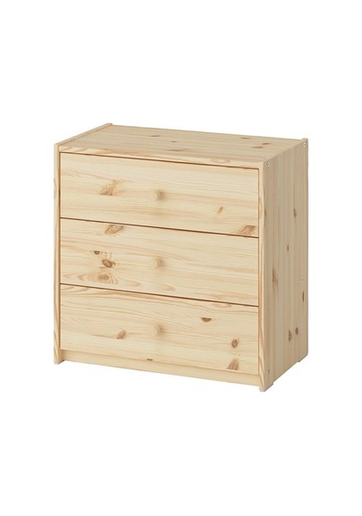 Ikea Rast 3 Çekmeceli Şifonyer, Çam, 60x59 Cm Ikea Rast 3 Çekmeceli Şifonyer, Çam, 60x59 Cm