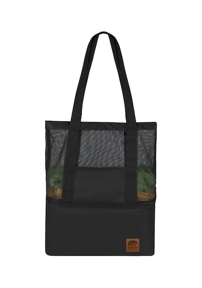 Kamp Ayısı Thermo Bag - Sıcak/soğuk Termal Korumalı Kamp, Piknik, Plaj Çantası 16+22 Lt Siyah