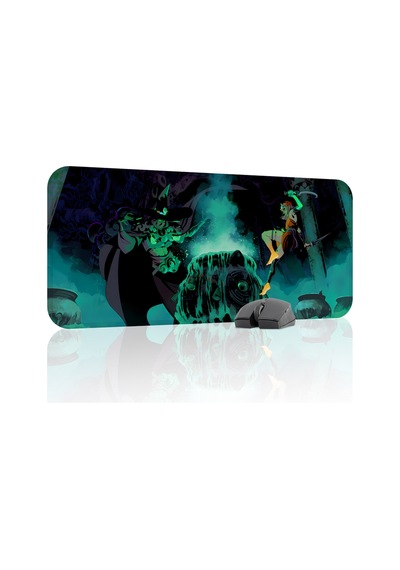 Hades 2 Kaymaz Dikişli Kauçuk Oyuncu Mousepad V5 - 70x30 Xl Gaming Mouse Pad Fare Altlığı