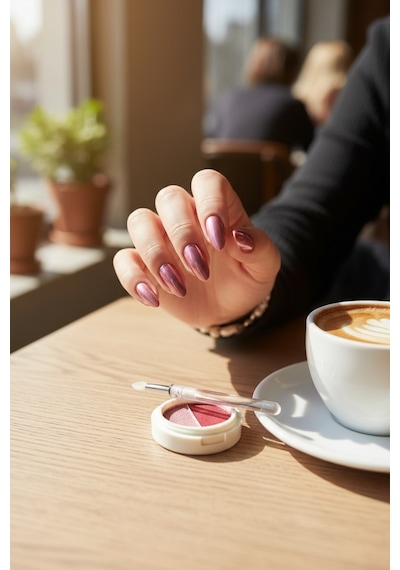 Krom Tozu 2 Renk Nail Art Ayna Tozu İnci Tozu Kullanımı Kolay 7-1