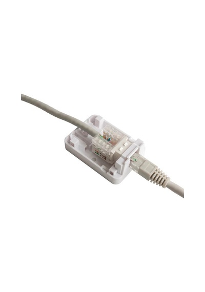 10 Adet - Tekli Sıva Üstü Duvar Prizi Keystone Jack Kutusu Cat7 Cat6a Cat6 Cat5e