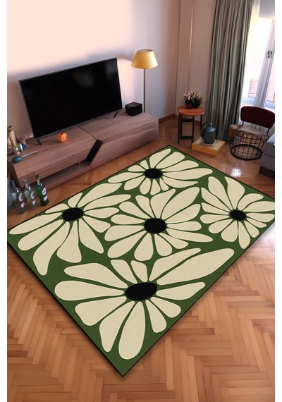 Bohem Yıkanabilir Kaymaz Taban Leke Tutmaz Salon Halısı Mutfak Halısı Ve Yolluk Bhmcrpt0004