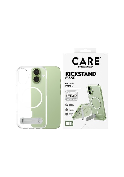 Care By Panzerglass Feature Apple Uyumlu iPhone 17 Transparent Ayaklı & Magsafe Kılıf