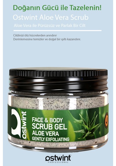 Ostwint Aloe Vera Özlü Yüz ve Vücut Peeling 300 ML