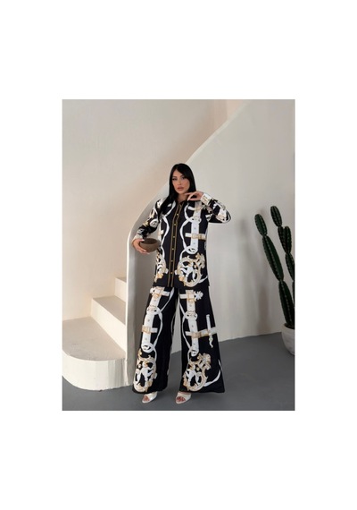 Wellway İthal Babel Kumaş Çiçekli Tunik Gömlek & Pantolon 2li Takım-turuncu -26107 Turuncu Wellway İthal Babel Kumaş Çiçekli Tunik Gömlek & Pantolon 2li Takım-turuncu -26107 Turuncu