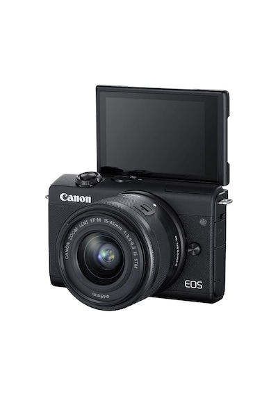 Canon EOS M200 + 15-45 MM IS STM Aynasız Fotoğraf Makinesi (Canon Eurasia Garantili)