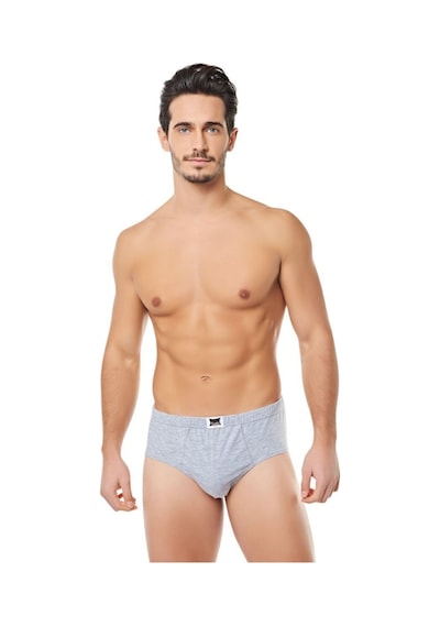 Tutku Ter0109 Erkek Kom Slip 6 Adet Gri Gri
