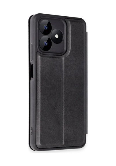 Realme Note 50 4g Kılıf Flip Cover - Siyah 0.2M-Çok Renkli