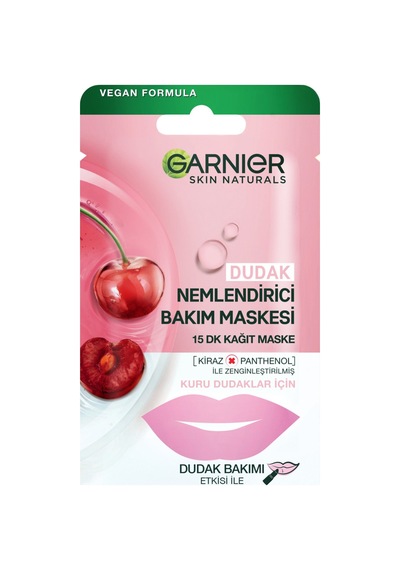 Garnier Dudak Nemlendirici Bakım Maskesi - 6 Adet Tarı