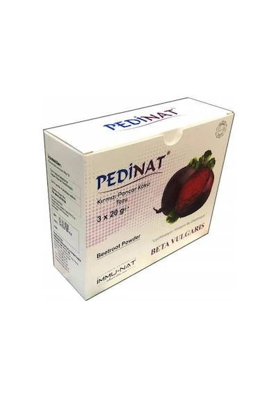 İmmunat Pedinat Kırmızı Pancar Kökü Tozu – 3 x 20g