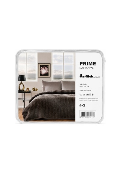 Özdilek Prime -masculine K.gri- Tek Kişilik Battaniye 155x215 Koyu Gri