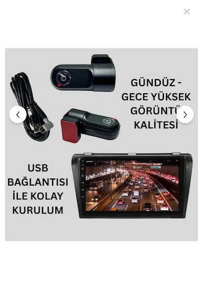 Blueway Ford Focus 5 2019-2022 -9''android Gerçek 4+64 Gb/4 Çek-1.6ghz-ön Kayıt Kamera-wifi-bt-kablosuz Carplay-hd Kamera Hediyeli 9"