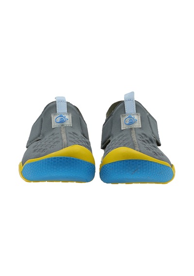 Panço Unisex Çocuk Cırt Cırtlı Gri Sandalet