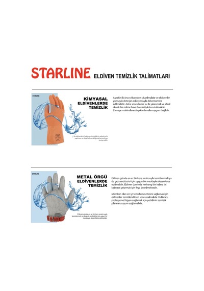 5 Çift Deri Eldiven Starline E-1203 3123x No:10 Xl