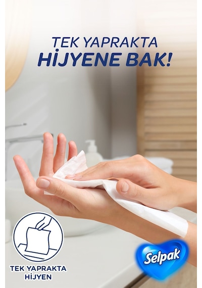 Selpak El Ve Yüz Havlusu 5'li 400 Yaprak Kutulu