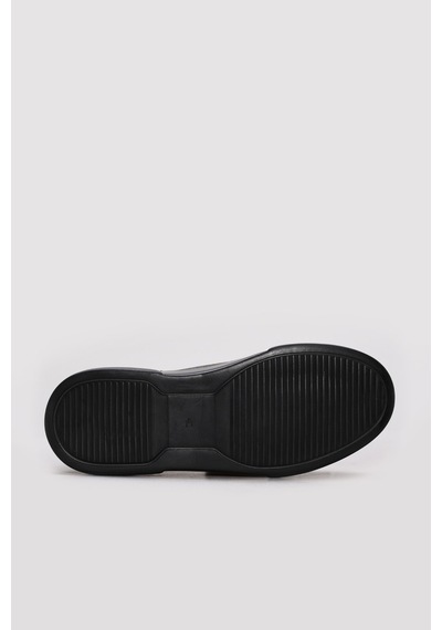 Fast Step Hakiki Deri Siyah Erkek Casual Ayakkabı 216ma888