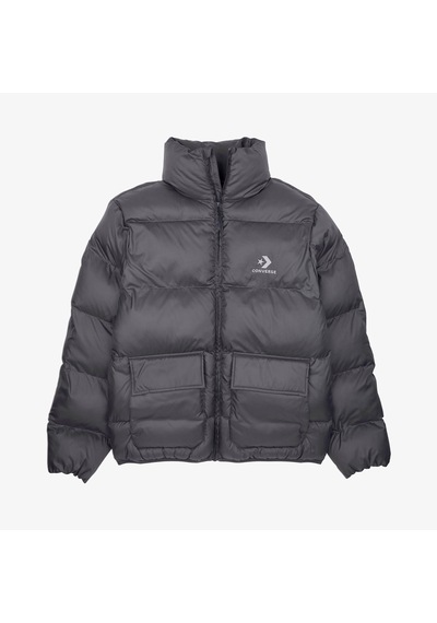 Converse Classic Patch Pocket Erkek Dik Yaka Siyah Şişme Mont Lacivert