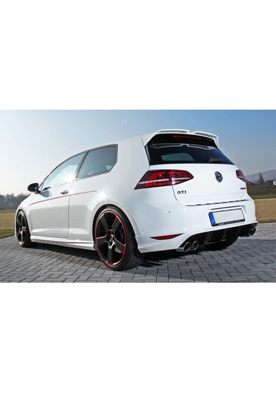 Volkswagen Golf 7 Oettinger Spoiler 2013 - 2020 Boyalı Parlak Siyah