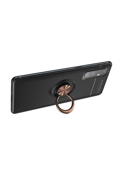Oppo Reno 3 Pro 5G Kılıf Yüzüklü Magnetli Ravel Case