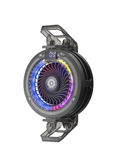 Telefon Soğutucu Fan Rgb Isı Göstergeli Siyah Th25pro Diğer