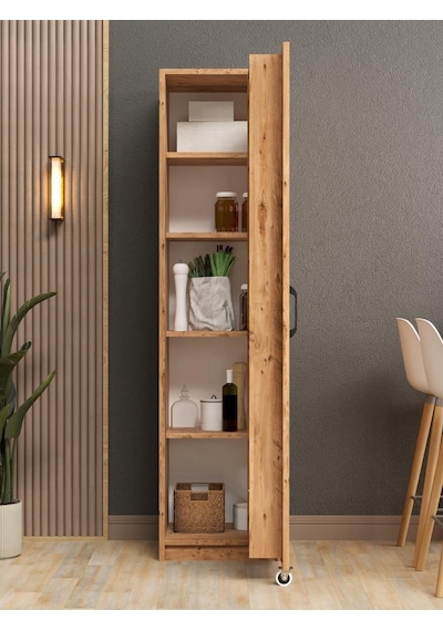 Kuzeylife Novensa Çok Amaçlı Erzak-kiler Dolabı Tek Kapaklı Çam Çam Kuzeylife Novensa Çok Amaçlı Erzak-kiler Dolabı Tek Kapaklı Çam Çam
