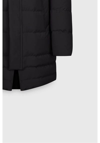Ac&Co / Altınyıldız Classics Erkek Sıyah Standart Fit Normal Kesim Çıkma Kapüşon Dik Yaka Yan Cepli Kaban Sıyah Siyah Ac&Co / Altınyıldız Classics Erkek Sıyah Standart Fit Normal Kesim Çıkma Kapüşon Dik Yaka Yan Cepli Kaban Sıyah Siyah