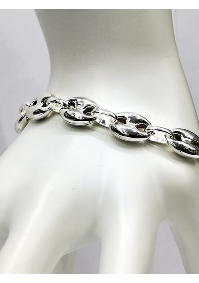 Omar Silver Unisex Gemici Arpa 11Mm Gümüş Bileklik Omar Silver Unisex Gemici Arpa 11Mm Gümüş Bileklik
