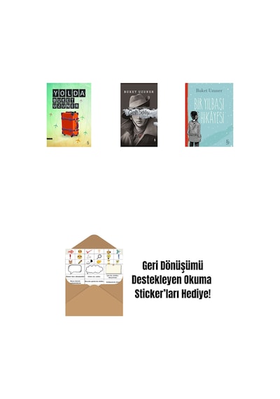 Yolda + Gelibolu Ciltli + Bir Yılbaşı Hikâyesi + Okuma Sticker'ları