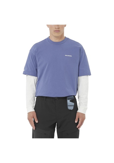 Salomon Wıld Rays Ss Tee M 2059 Mavi