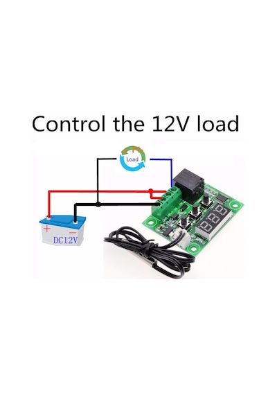 W1209 Termostat Dijital Röleli Sıcaklık Kontrol Kartı